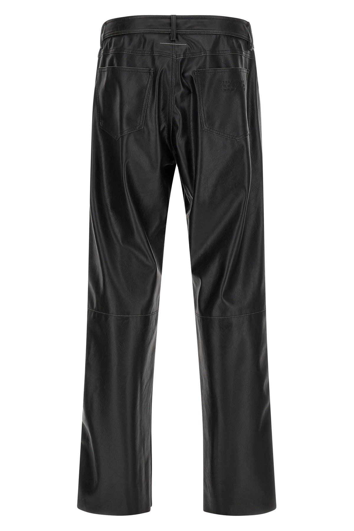 MM6 Maison Margiela Leather-Effect Pants - alternate view