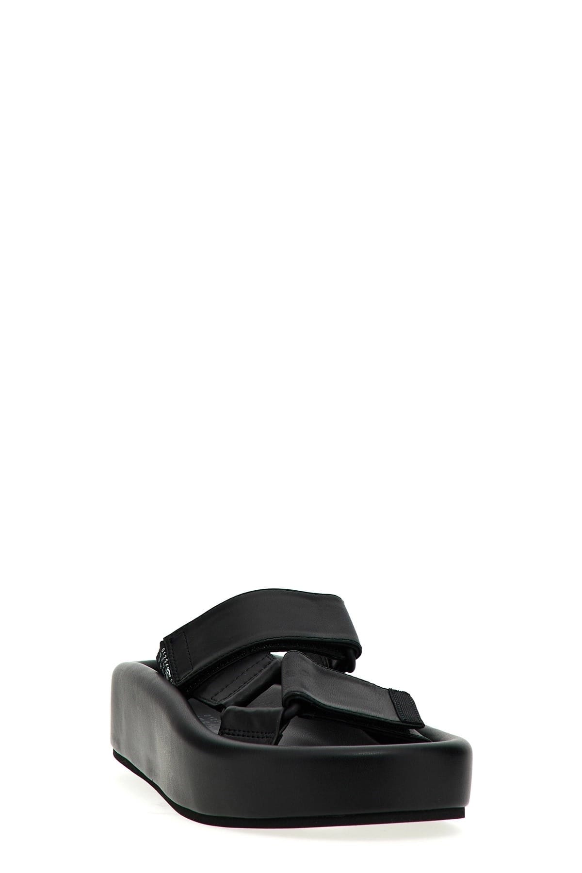 MM6 Maison Margiela MM6 Maison Margiela Leather Velcro Slides