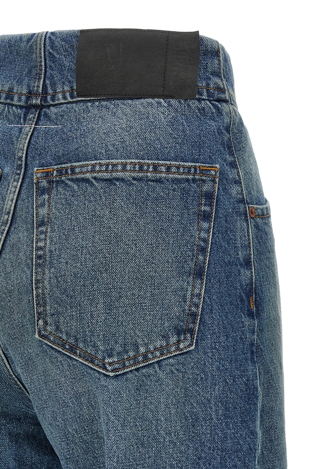 MM6 Maison Margiela MM6 Maison Margiela Light Blue Straight Leg Jeans