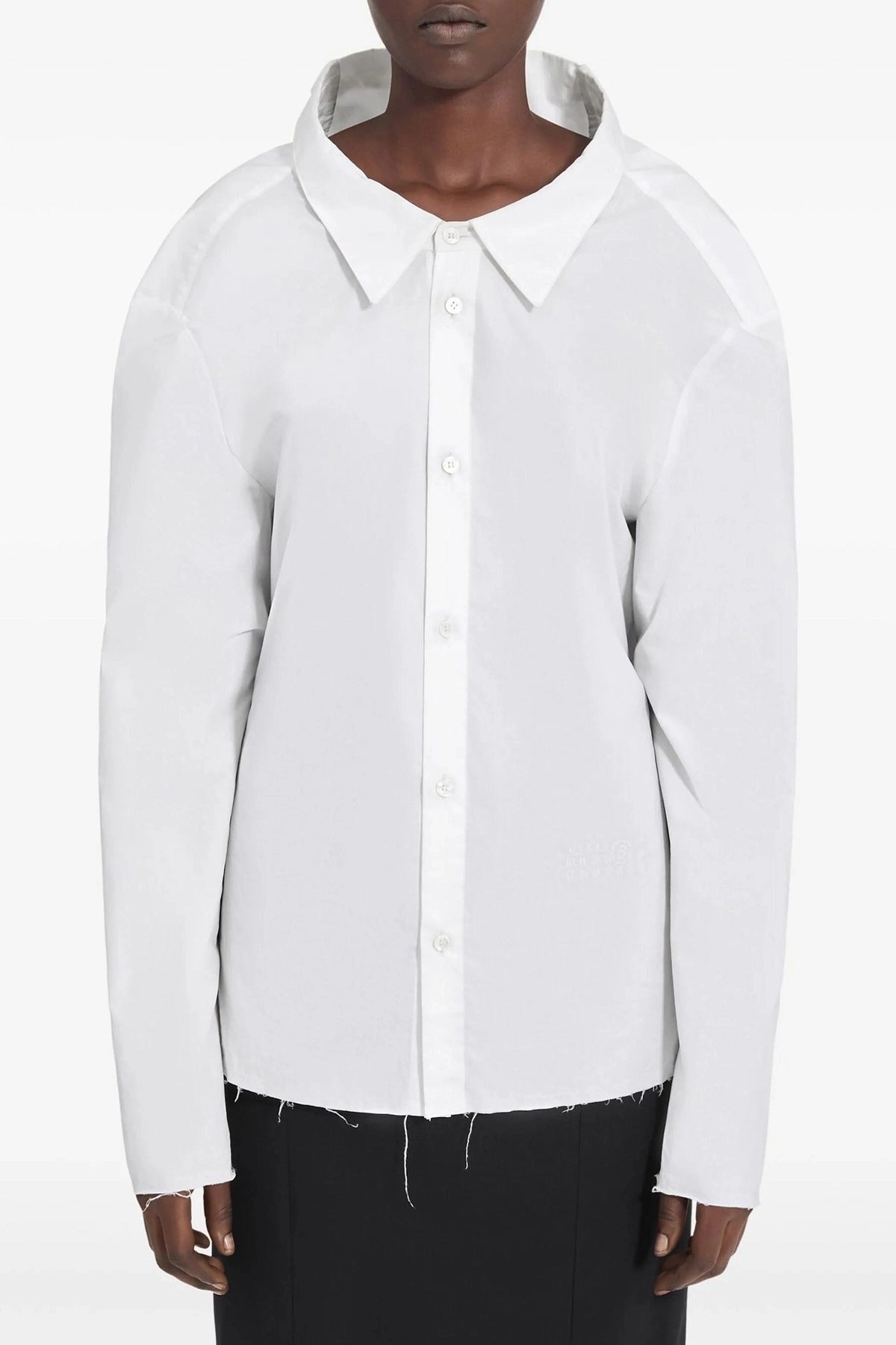 MM6 Maison Margiela Numeric Signature Embroidered Shirt - alternate view