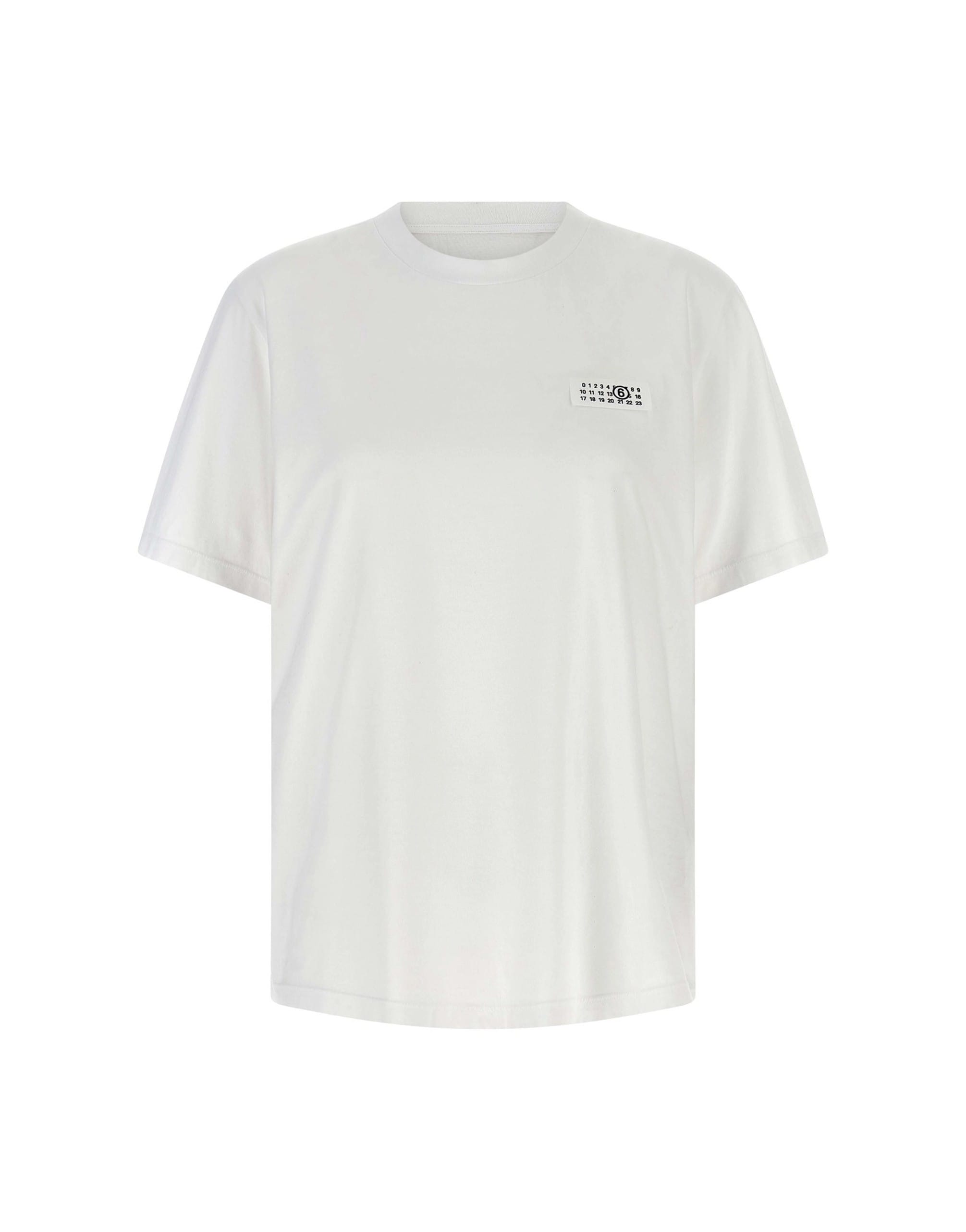 MM6 Maison Margiela ロゴ Tシャツ ホワイト Sサイズ MM6 Maison Margiela Numeric Signature T-Shirt | Sendegaro IT