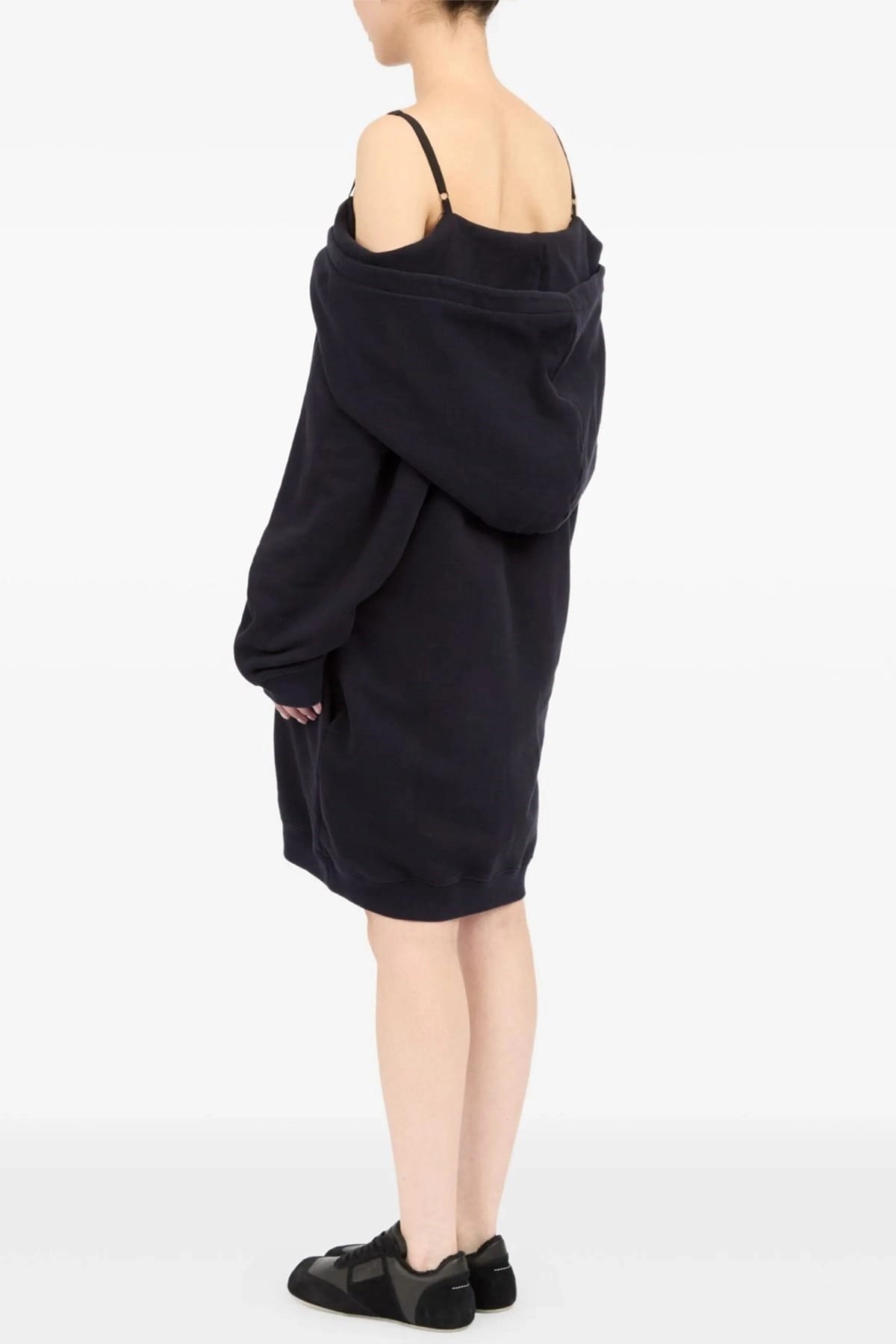 MM6 Maison Margiela MM6 Maison Margiela Off-Shoulder Hooded Dress