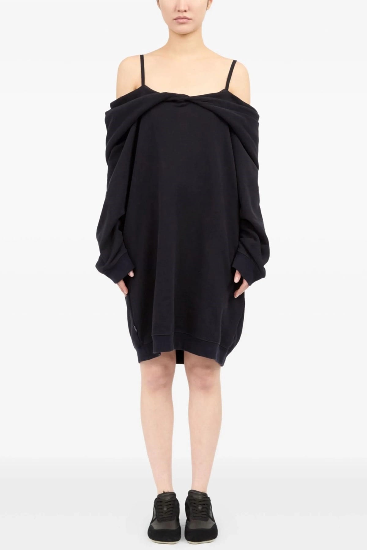 MM6 Maison Margiela Off-Shoulder Hooded Dress - alternate view