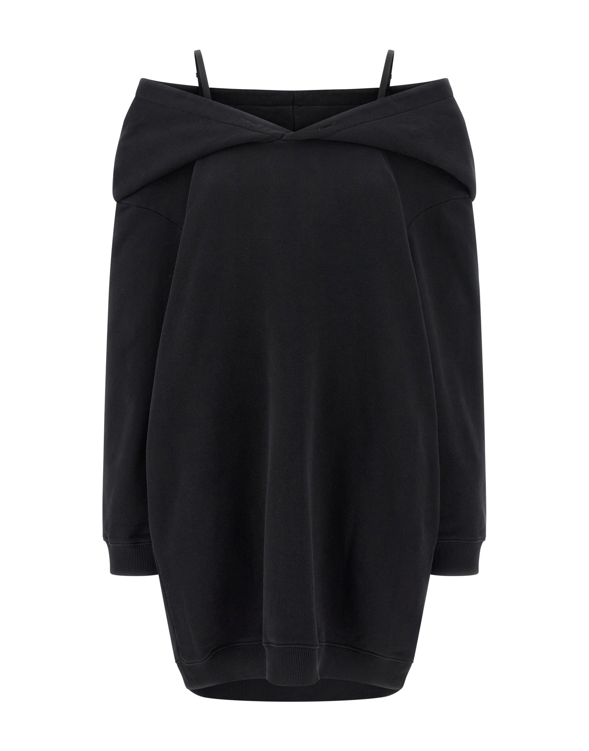 MM6 Maison Margiela MM6 Maison Margiela Off-Shoulder Hooded Dress