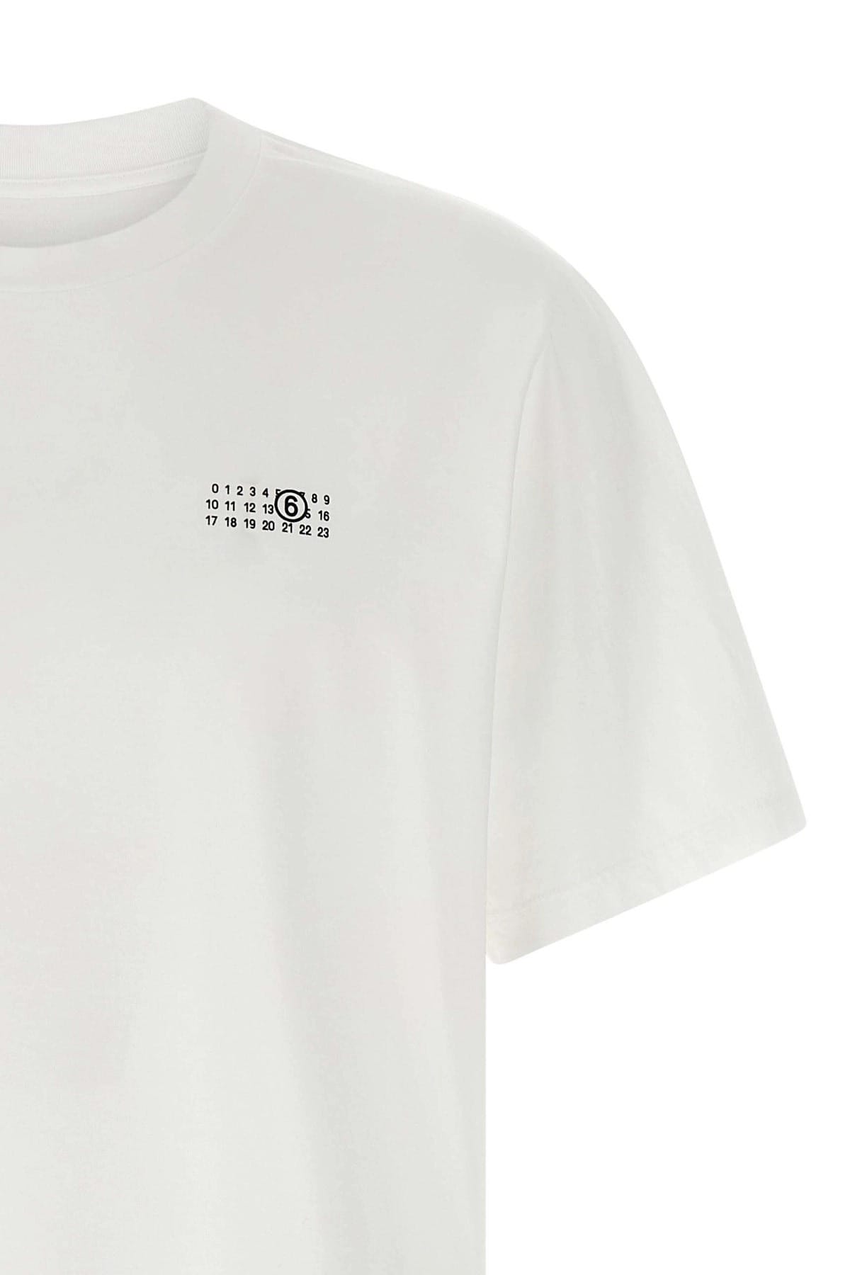 MM6 Maison Margiela MM6 Maison Margiela Printed Cotton Jersey T-Shirt