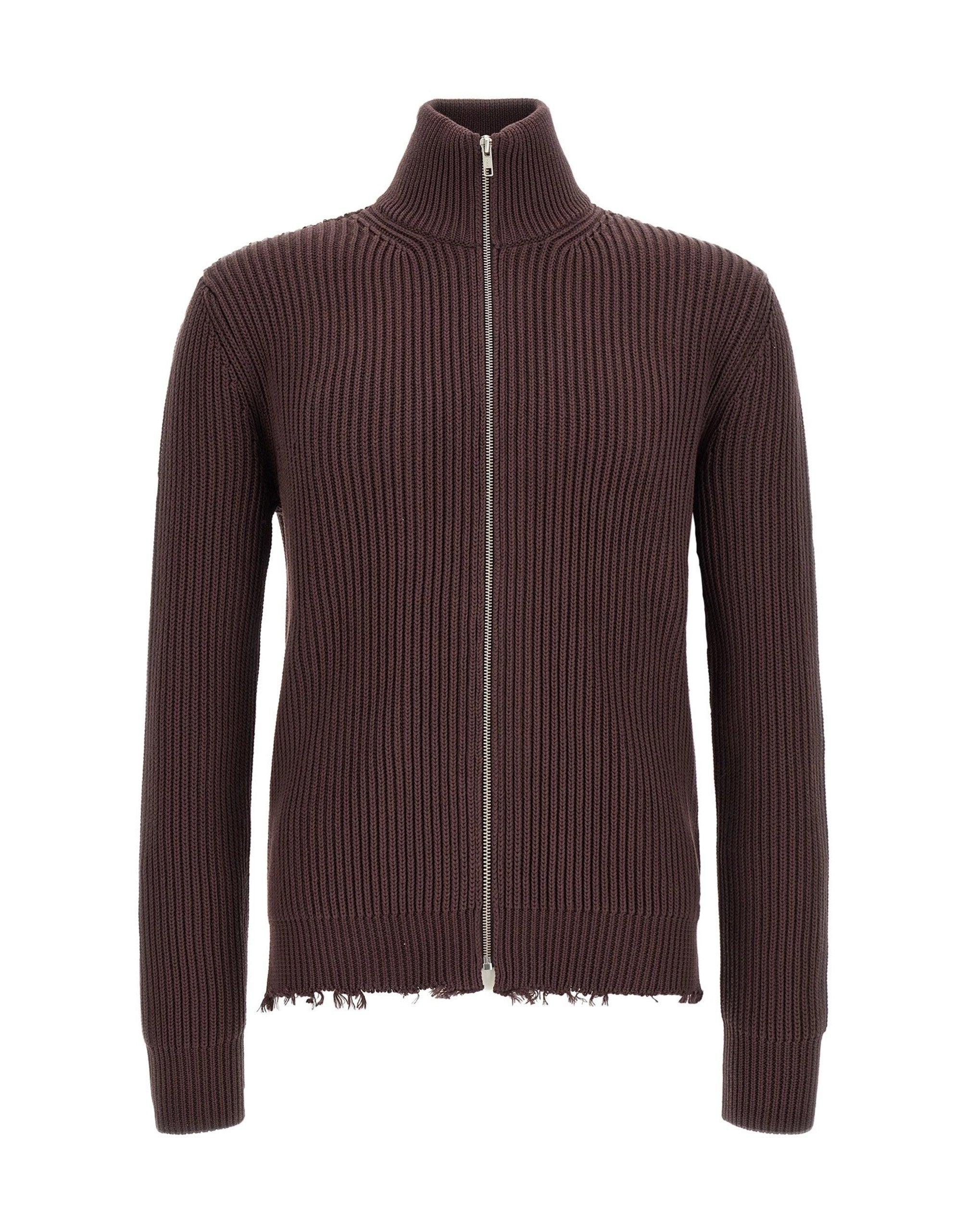 MM6 Maison Margiela Ribbed Cotton Turtleneck Sweater