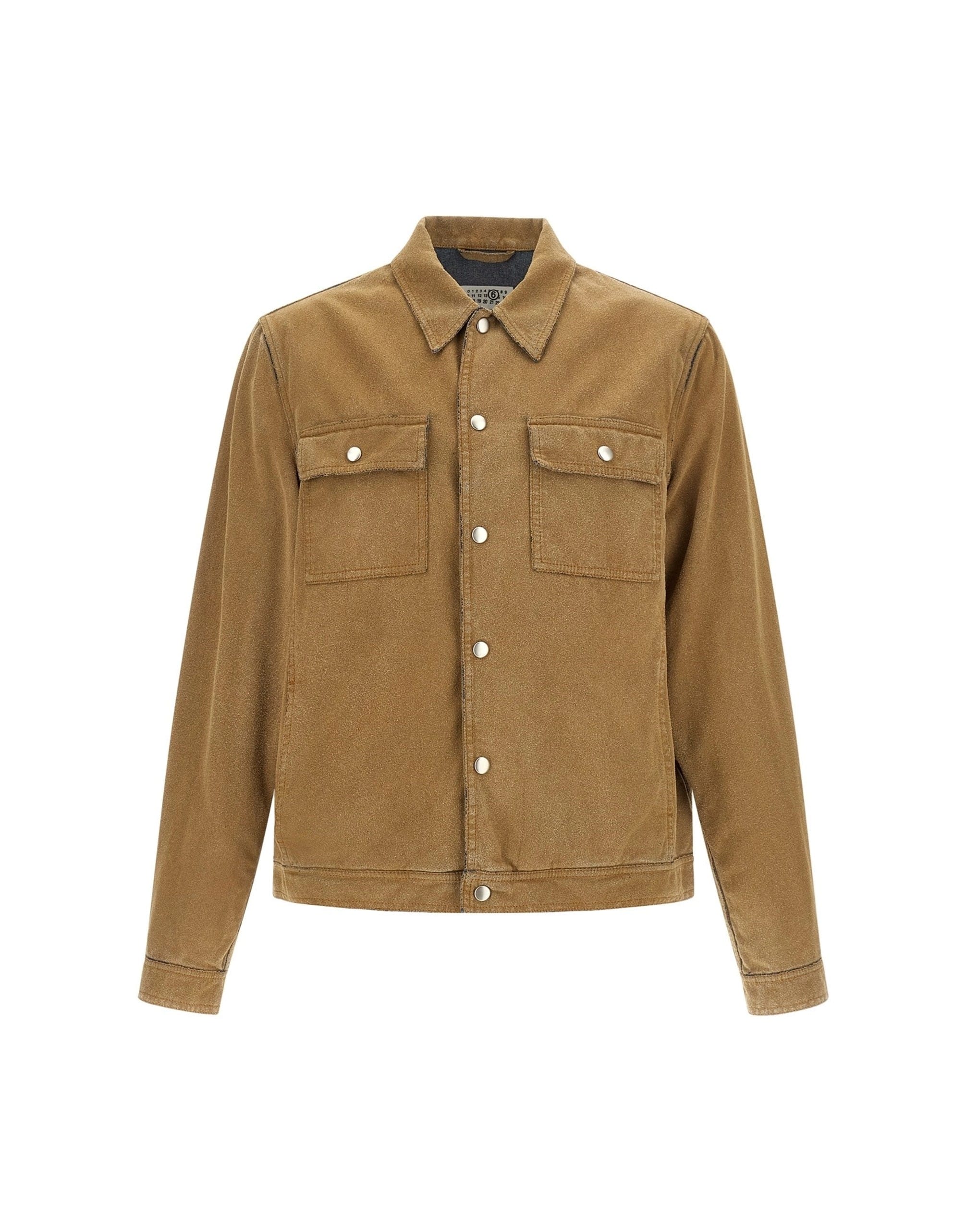 MM6 Maison Margiela MM6 Maison Margiela Suede-Effect Trucker Jacket