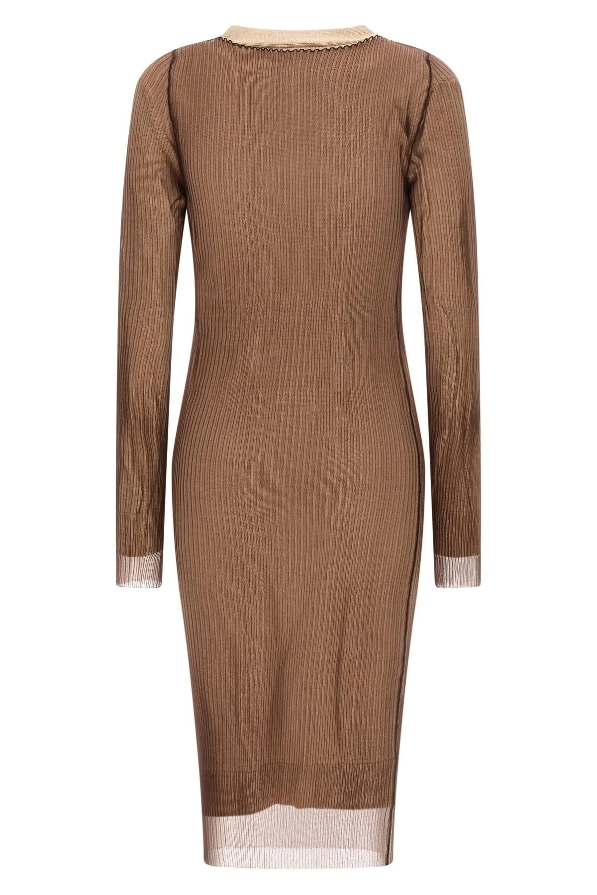 MM6 Maison Margiela MM6 Maison Margiela Trapped Double Layer Midi Dress