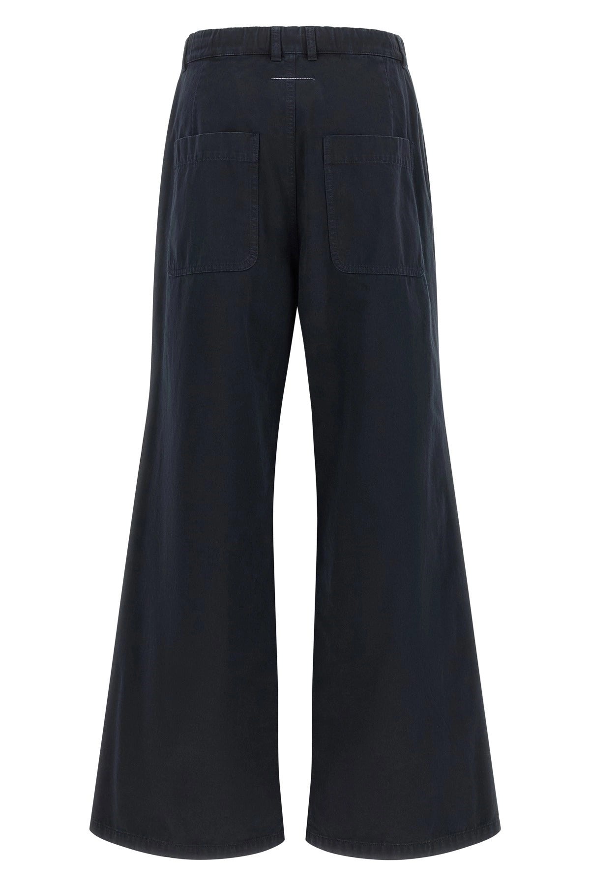 بنطال MM6 Maison Margiela بخط خياطة أبيض