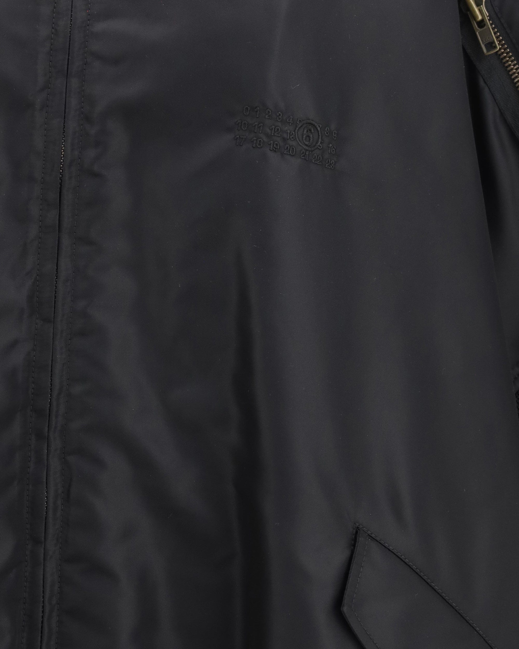 MM6 Nylon Cape With Numeric Logo