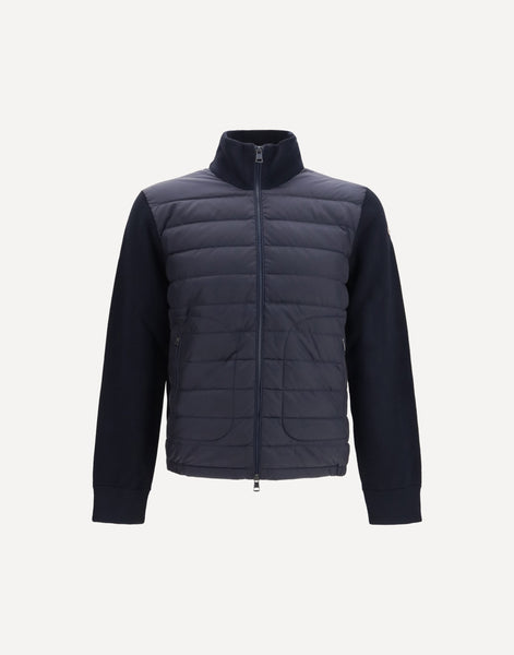 Moncler Cardigan With Padded Zip Closure | Sendegaro