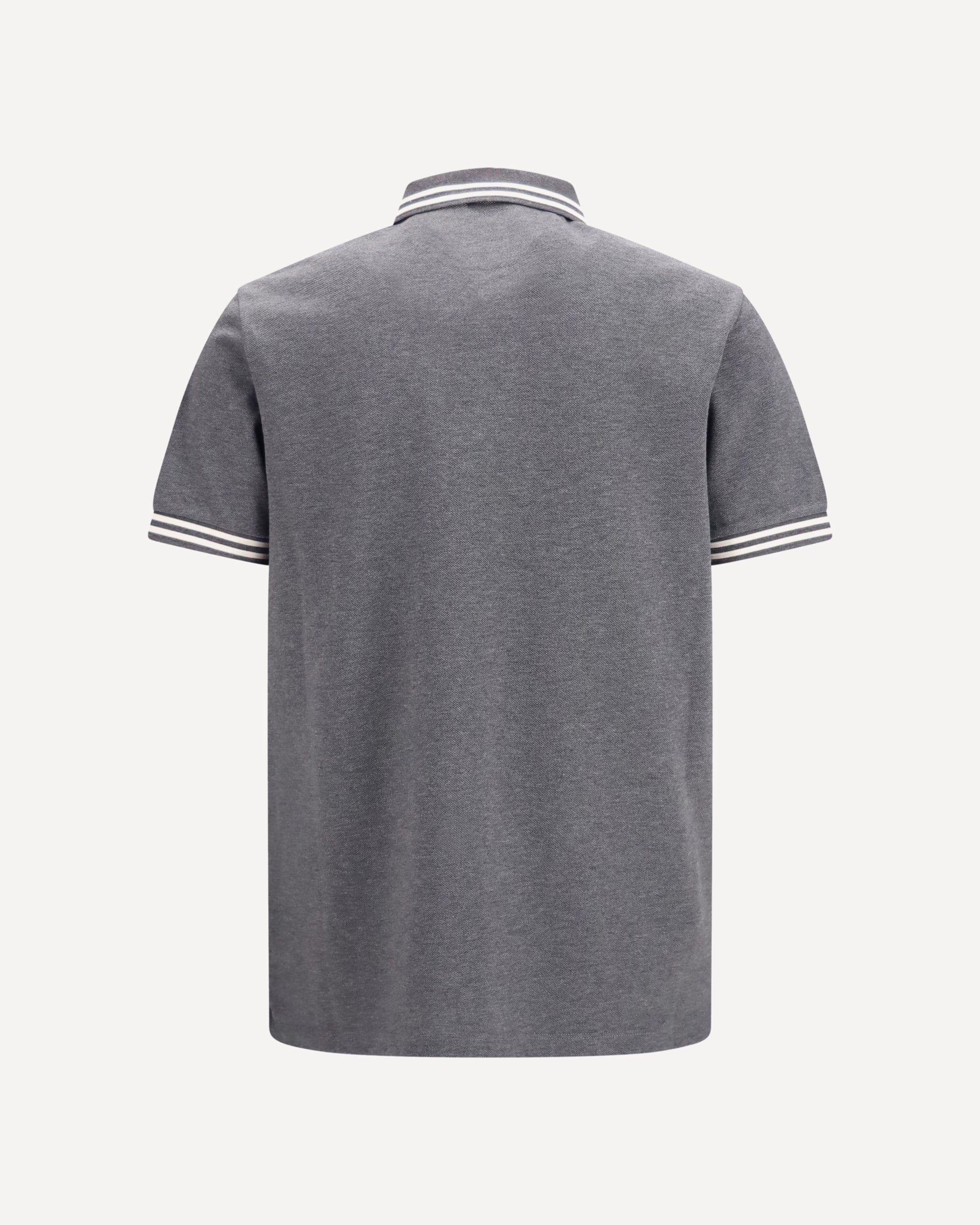 Moncler Cotton Piqué Polo With Striped Trims
