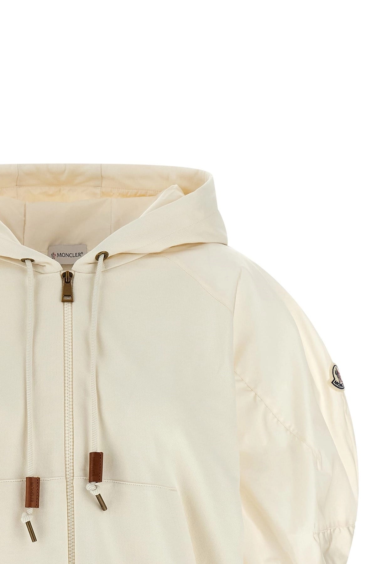 Moncler Moncler Cotton Zip-Front Hoodie