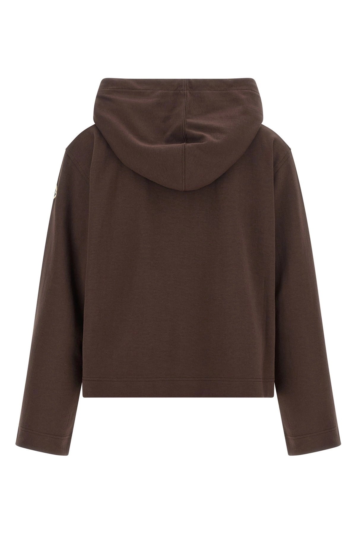 Moncler Cropped Drawstring Hoodie