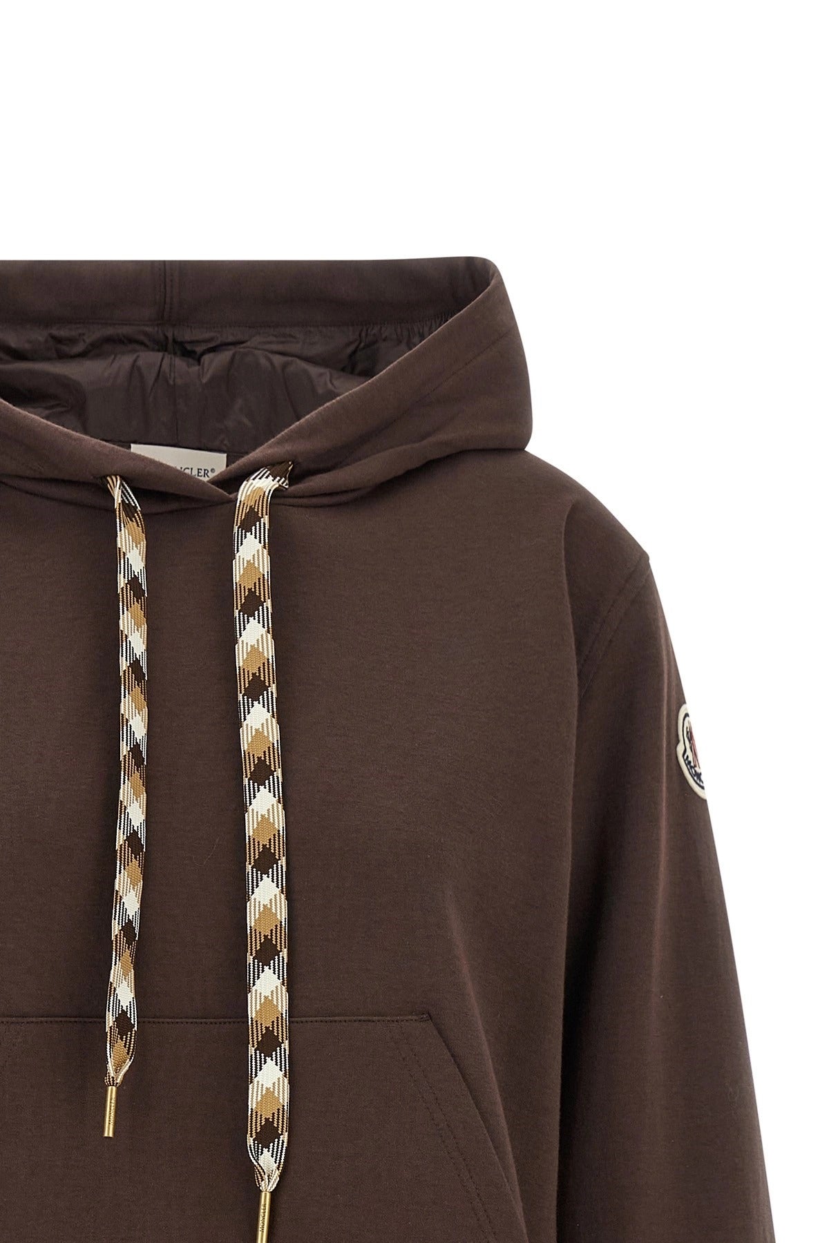 Moncler Cropped Drawstring Hoodie