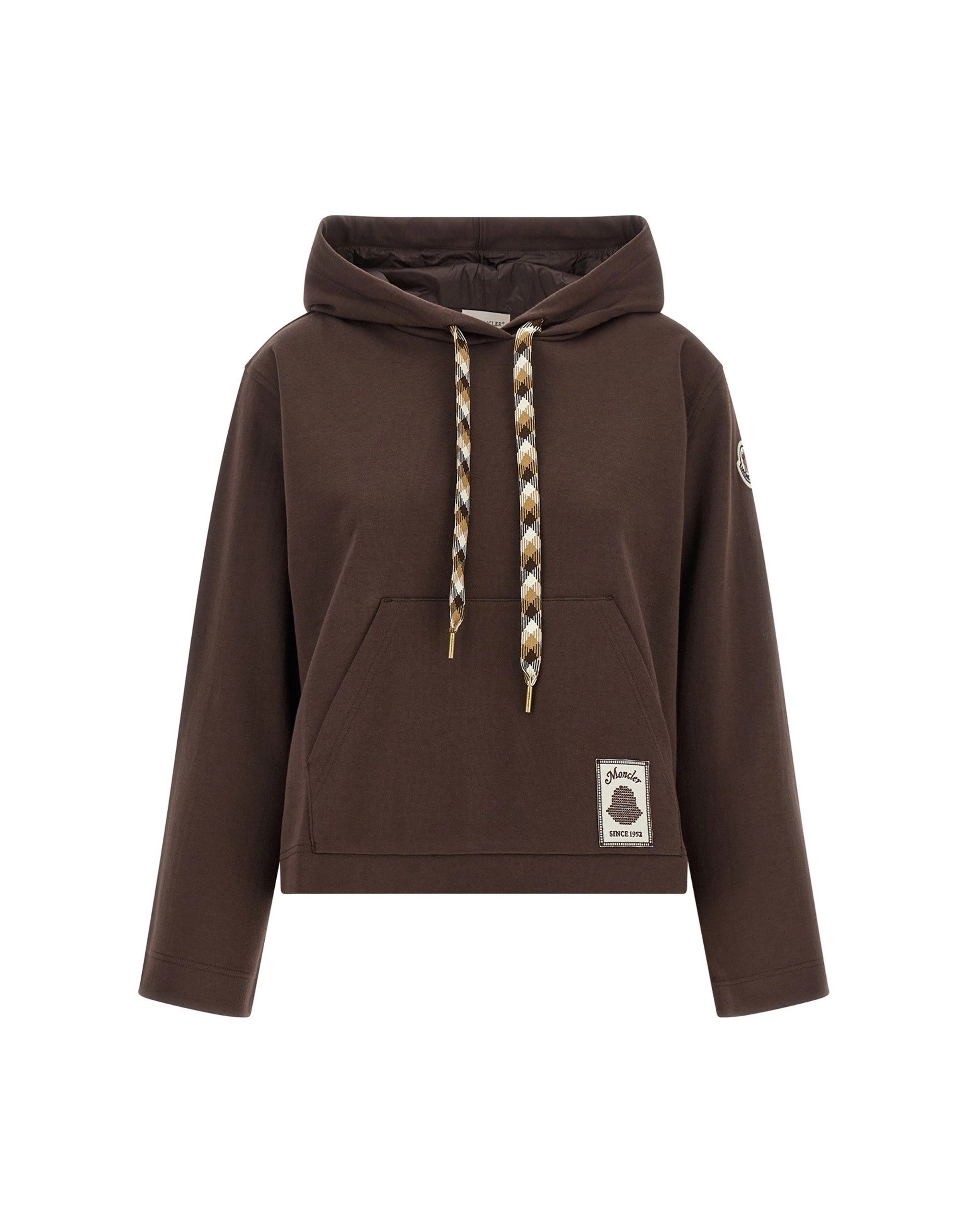 Moncler Cropped Drawstring Hoodie | Sendegaro BE