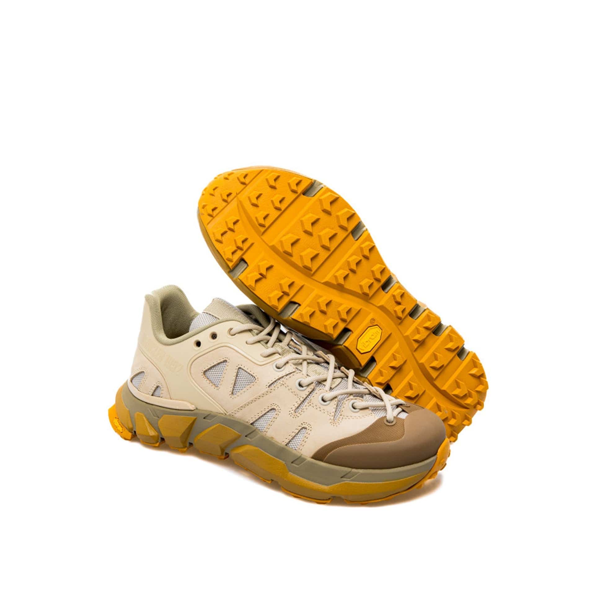 MONCLER GENIUS Polyamide Round Toe Lace-Up Sneakers