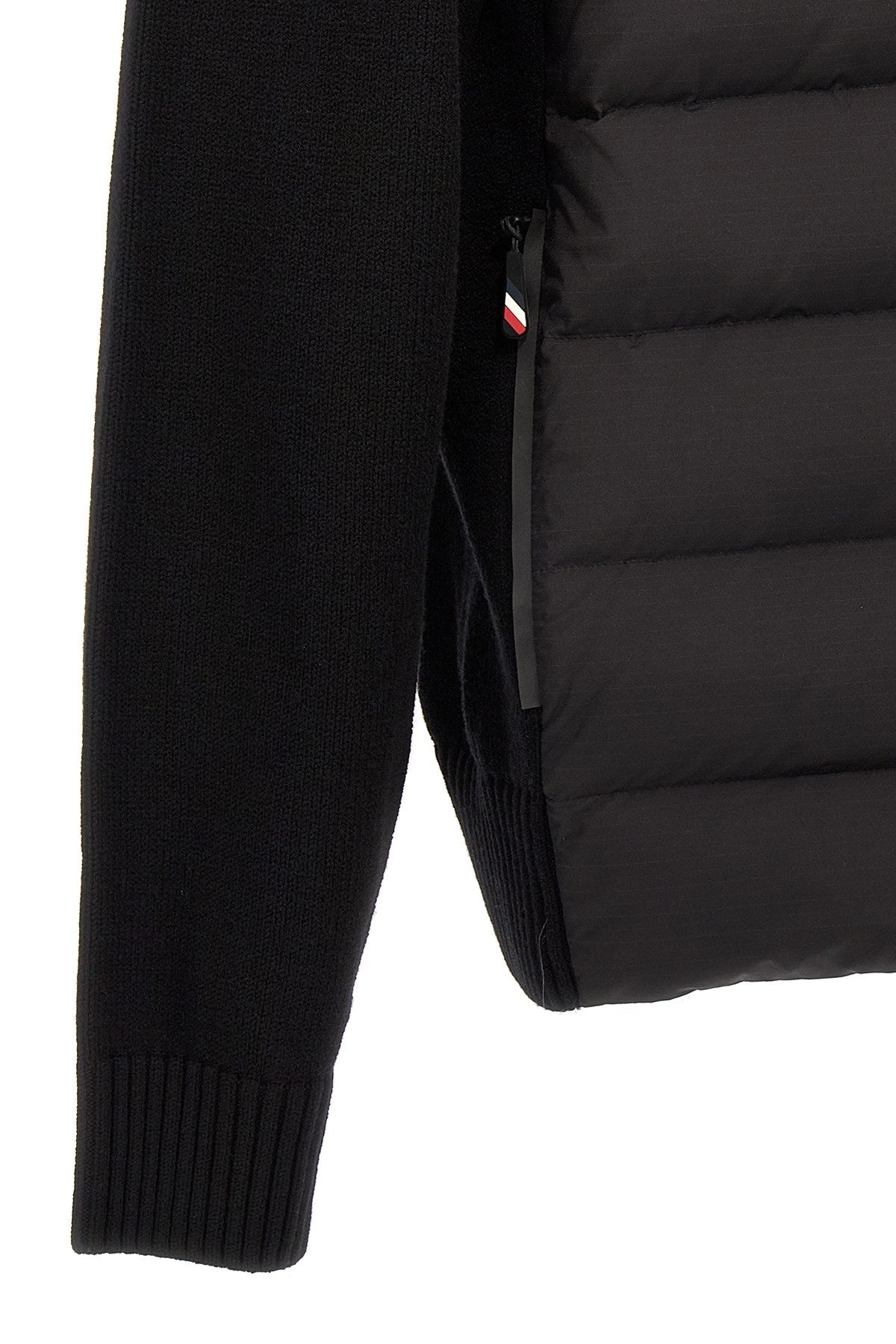 Moncler Grenoble Bimaterial Hooded Cardigan
