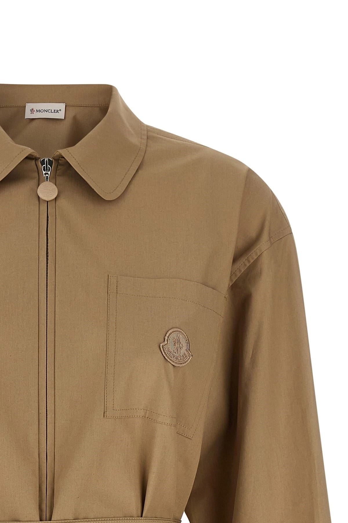 Moncler Moncler Grosgrain Logo Patch Overshirt