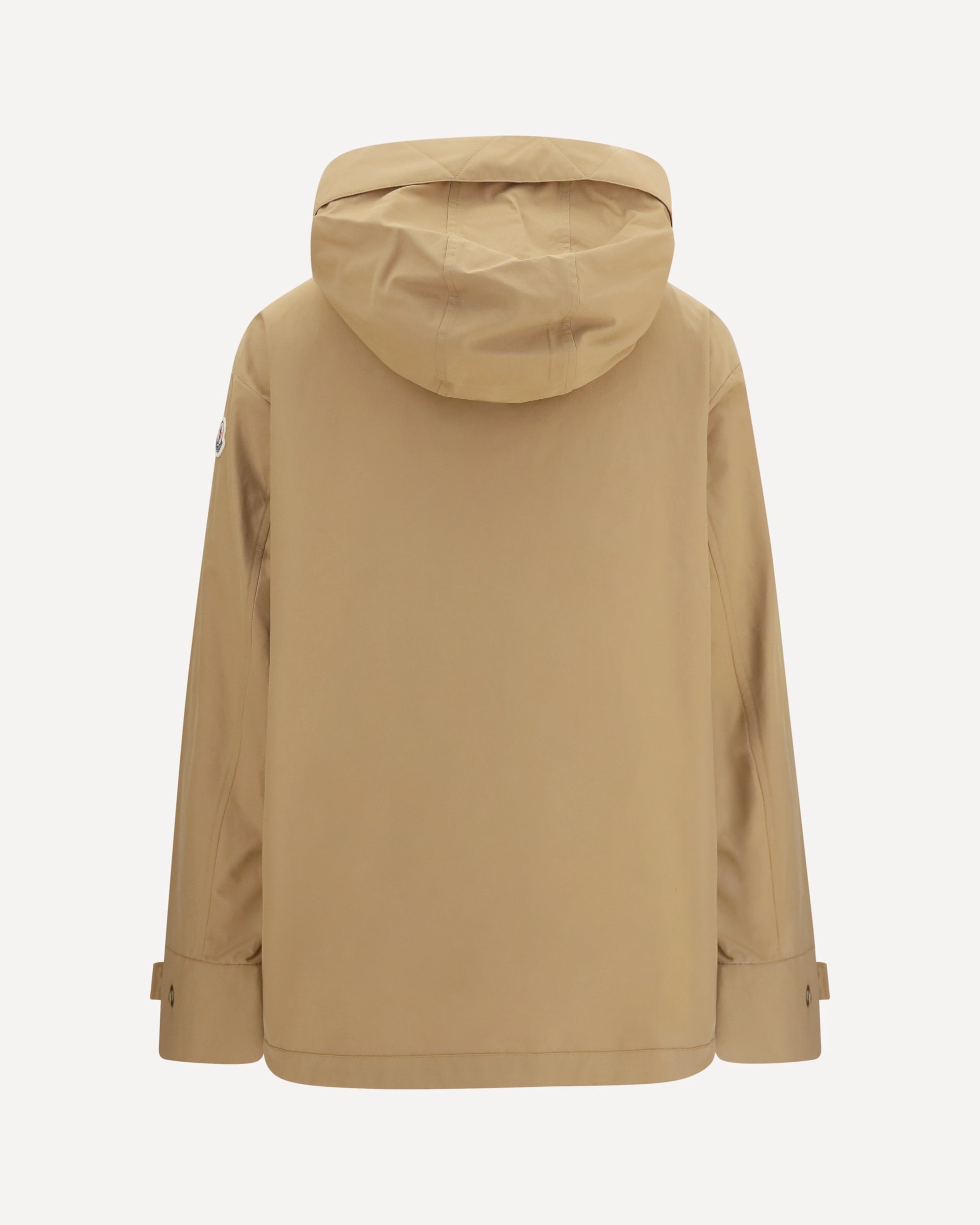 Moncler ロゴパッチ付きフード付きジャケット