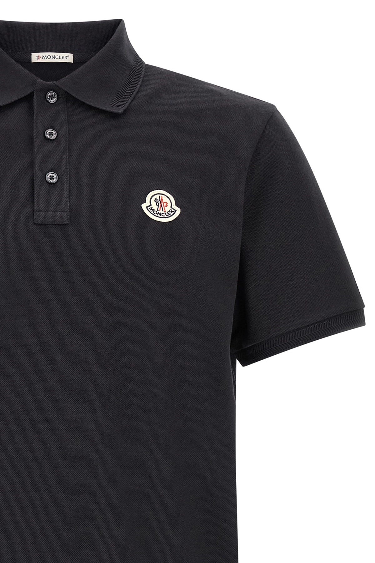 Moncler Logo Patch Polo Shirt