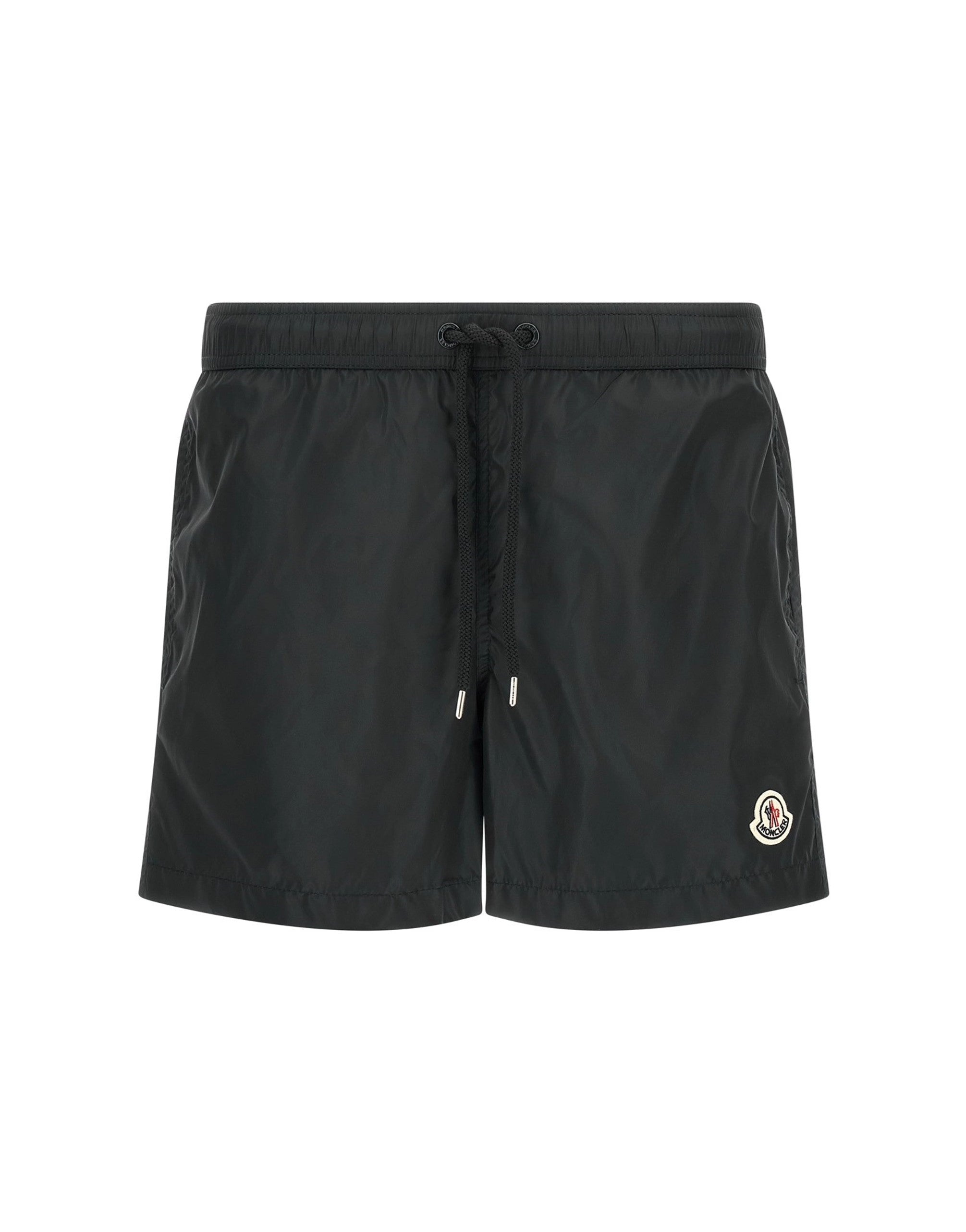 Moncler Logo Patch Swim Shorts