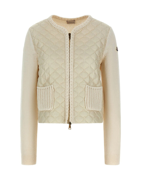 Moncler Cardigã Acolchoado Matelassê | Sendegaro BR