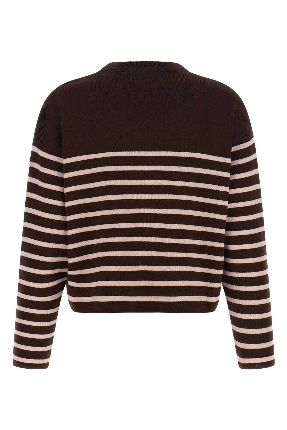 Moncler Striped Embroidered Sweater