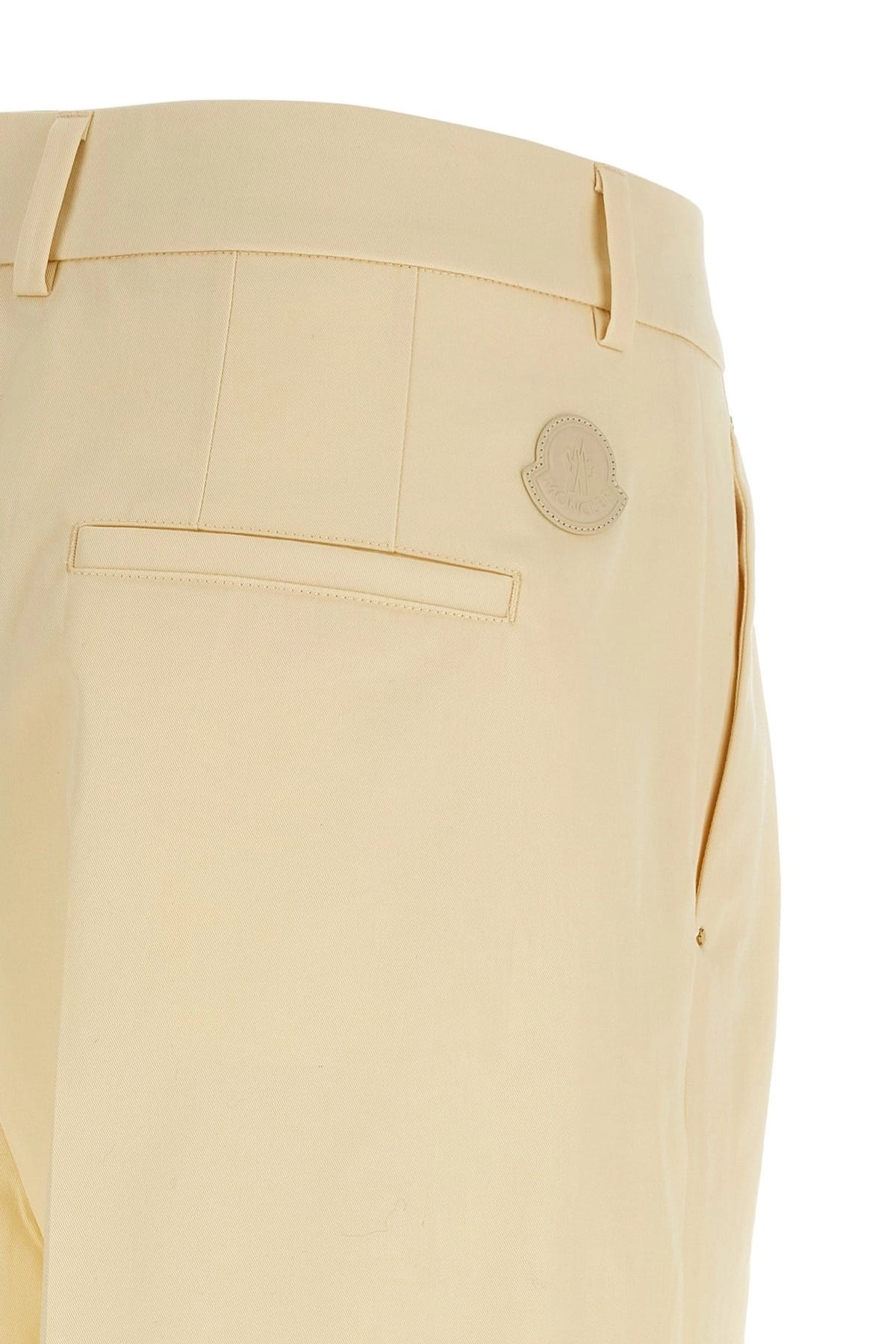 Moncler Moncler Tailored Cotton Gabardine Trousers
