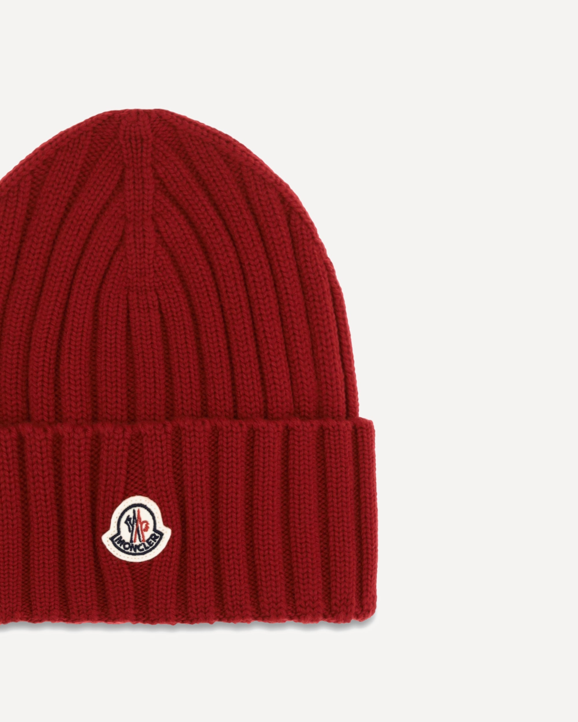 Moncler ロゴ付きウールビーニー | Sendegaro JP