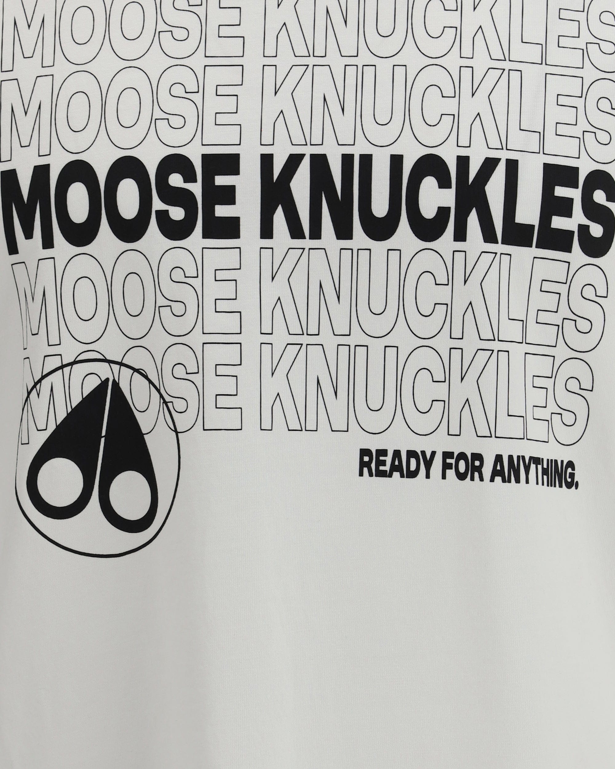 Moose Knuckles Regular Fit Crewneck T-Shirt With Front Print