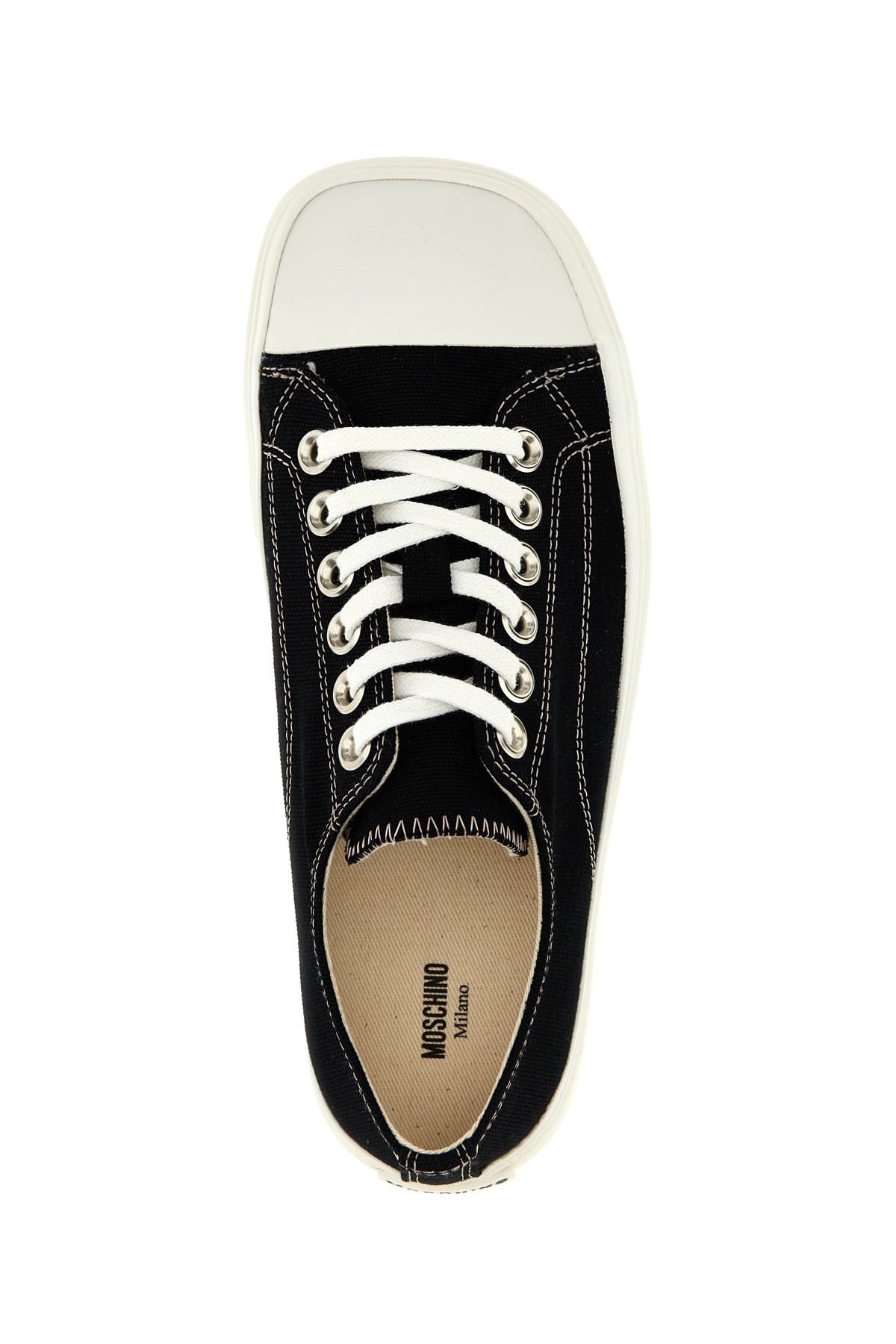 Moschino Moschino Black Canvas Sneakers