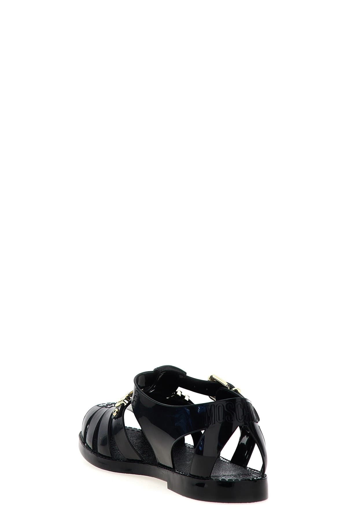Moschino Moschino Black Jelly Sandals