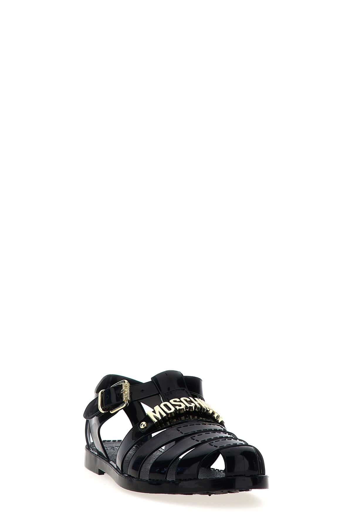Moschino Moschino Black Jelly Sandals