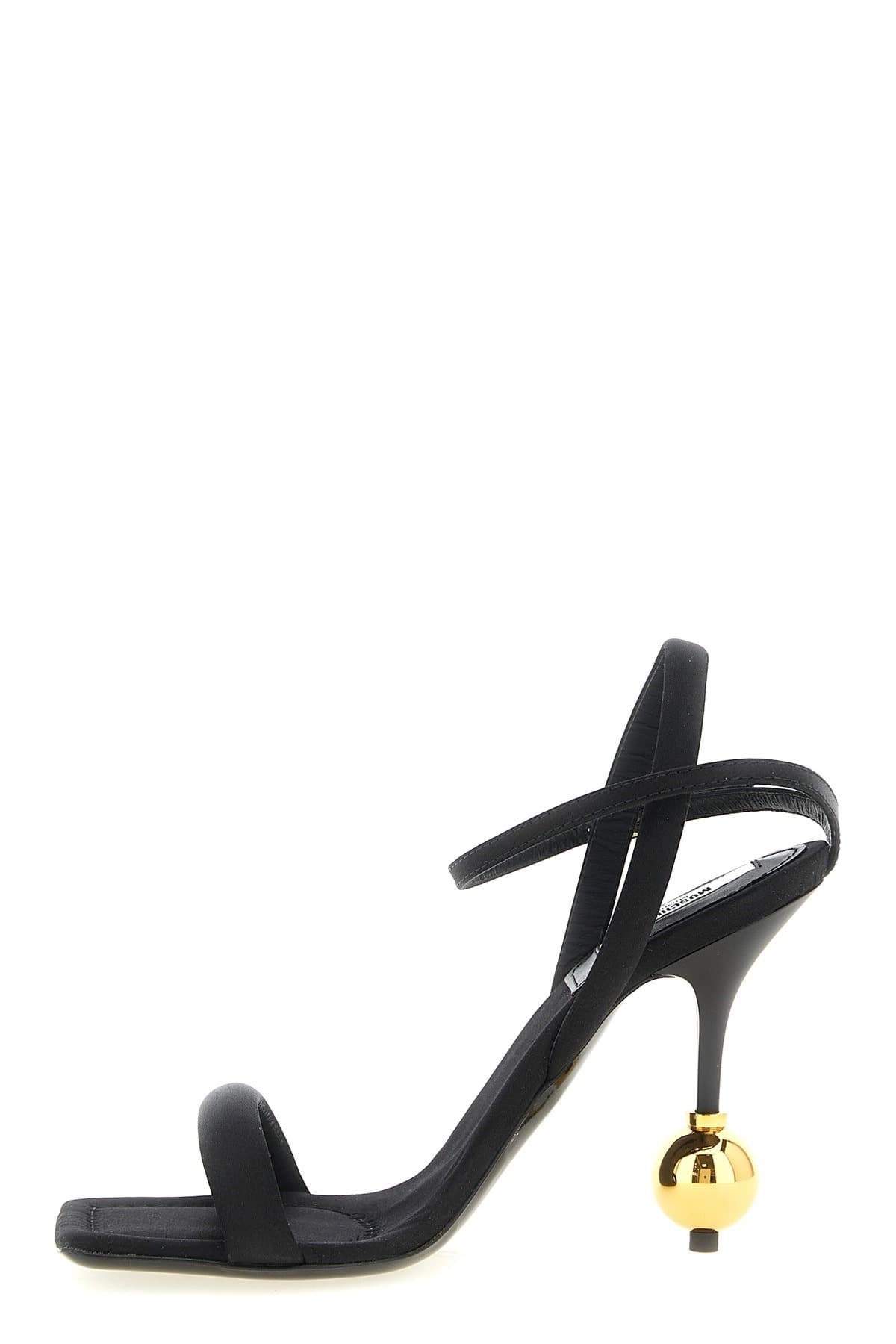 Moschino Moschino Black Satin Sandals