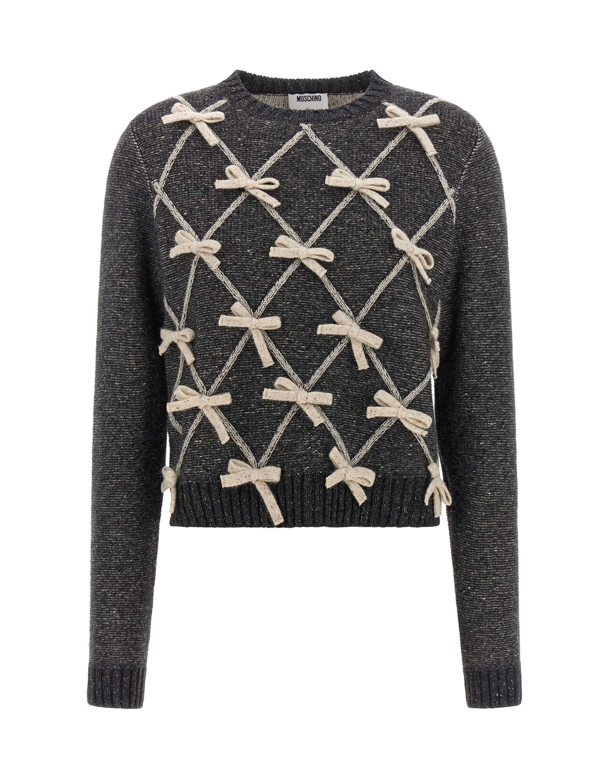 Maglione Moschino con dettaglio fiocco