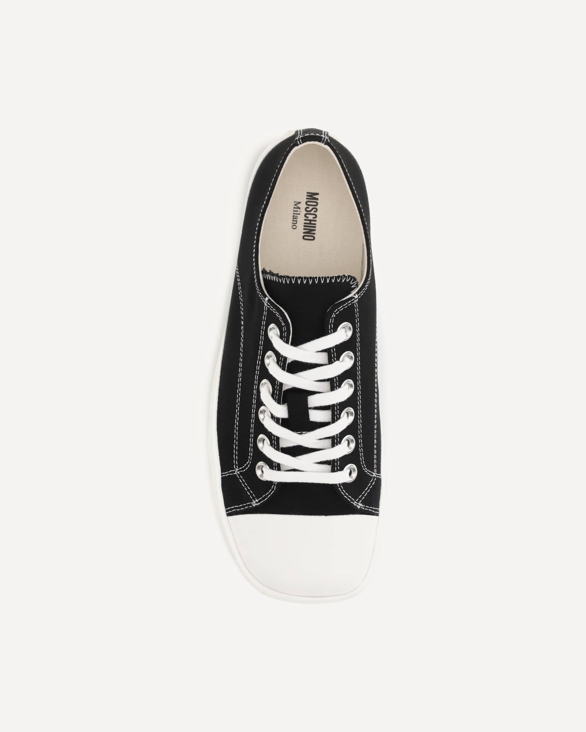 Moschino Canvas Couture Sneakers