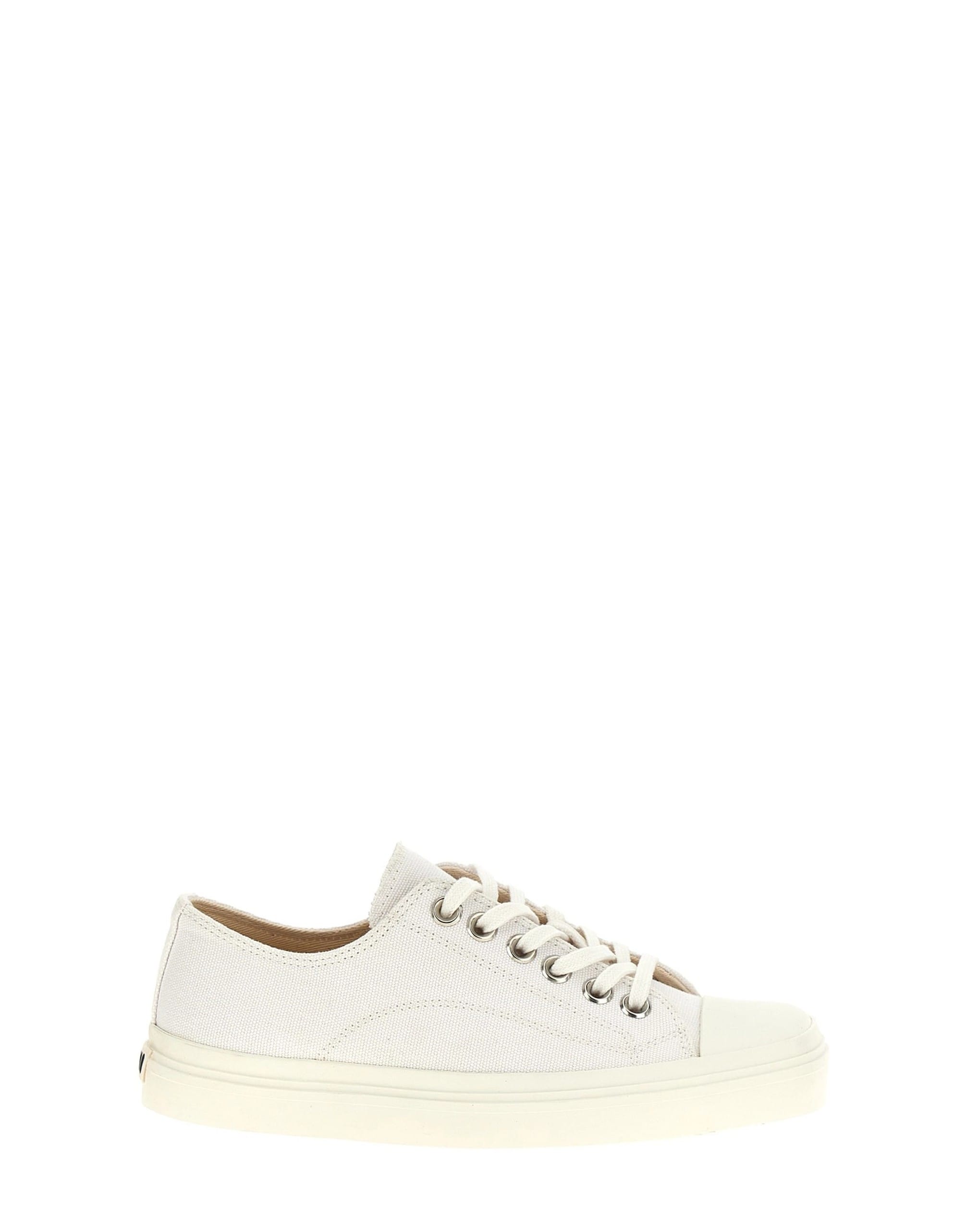 Moschino Canvas Lace-Up Sneakers