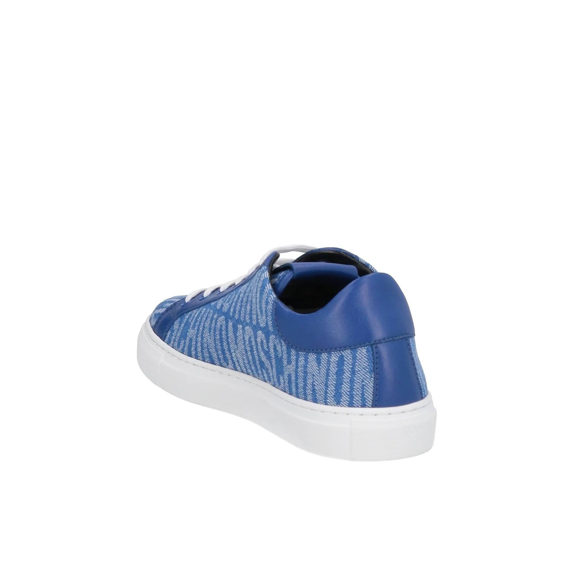 Moschino Couture Monogram Low-Top Leather Sneakers