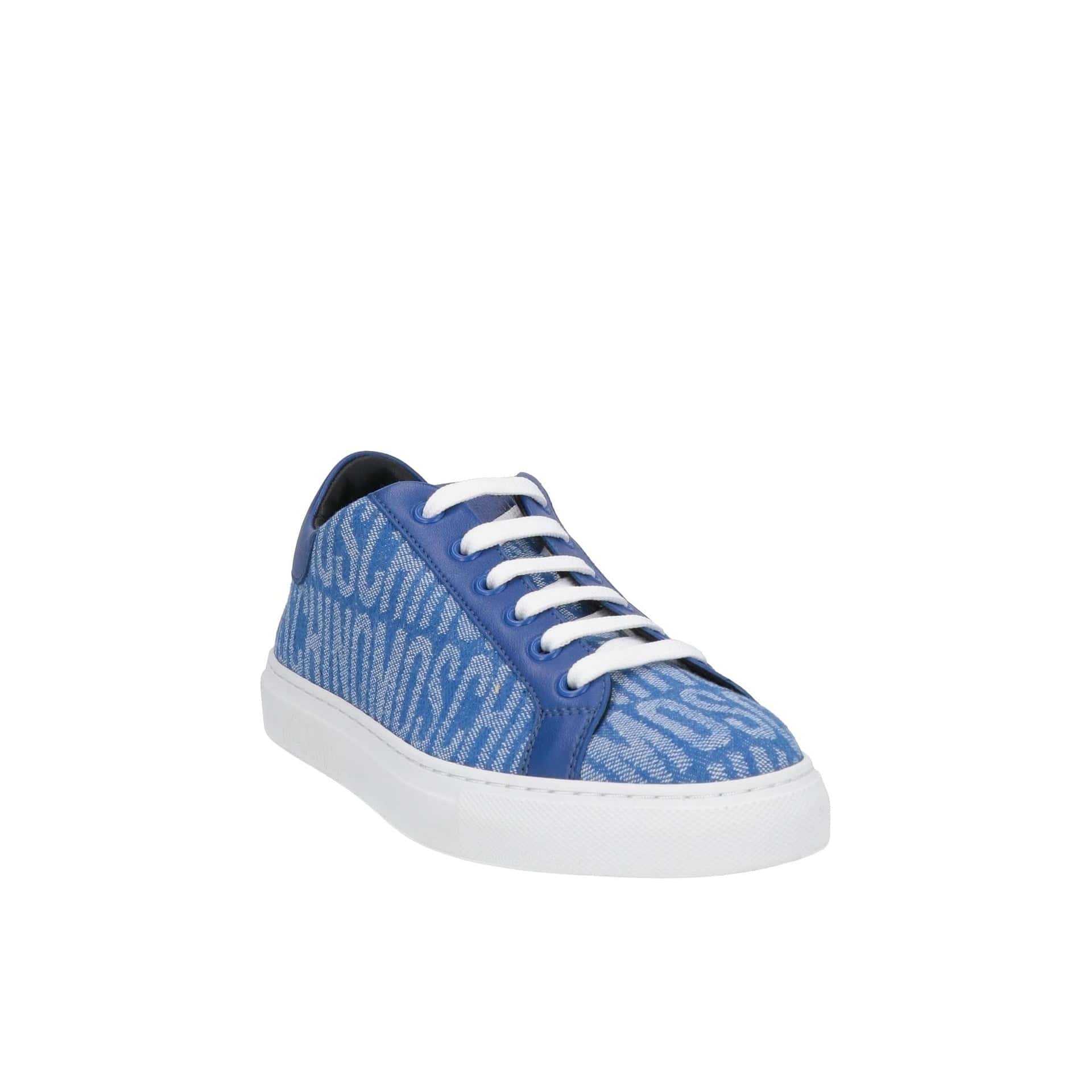 Moschino Couture Monogram Low-Top Leather Sneakers - alternate view