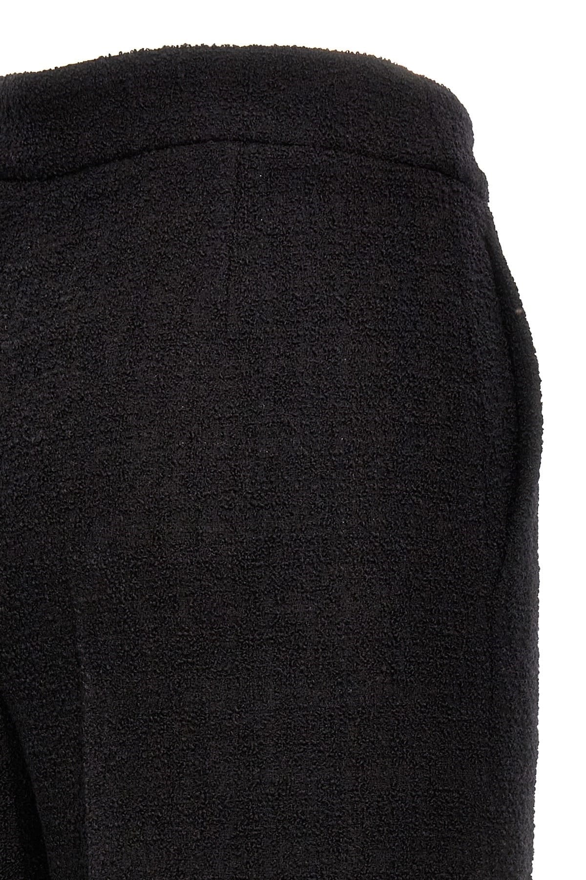 Moschino Moschino Cropped Bouclè Pants