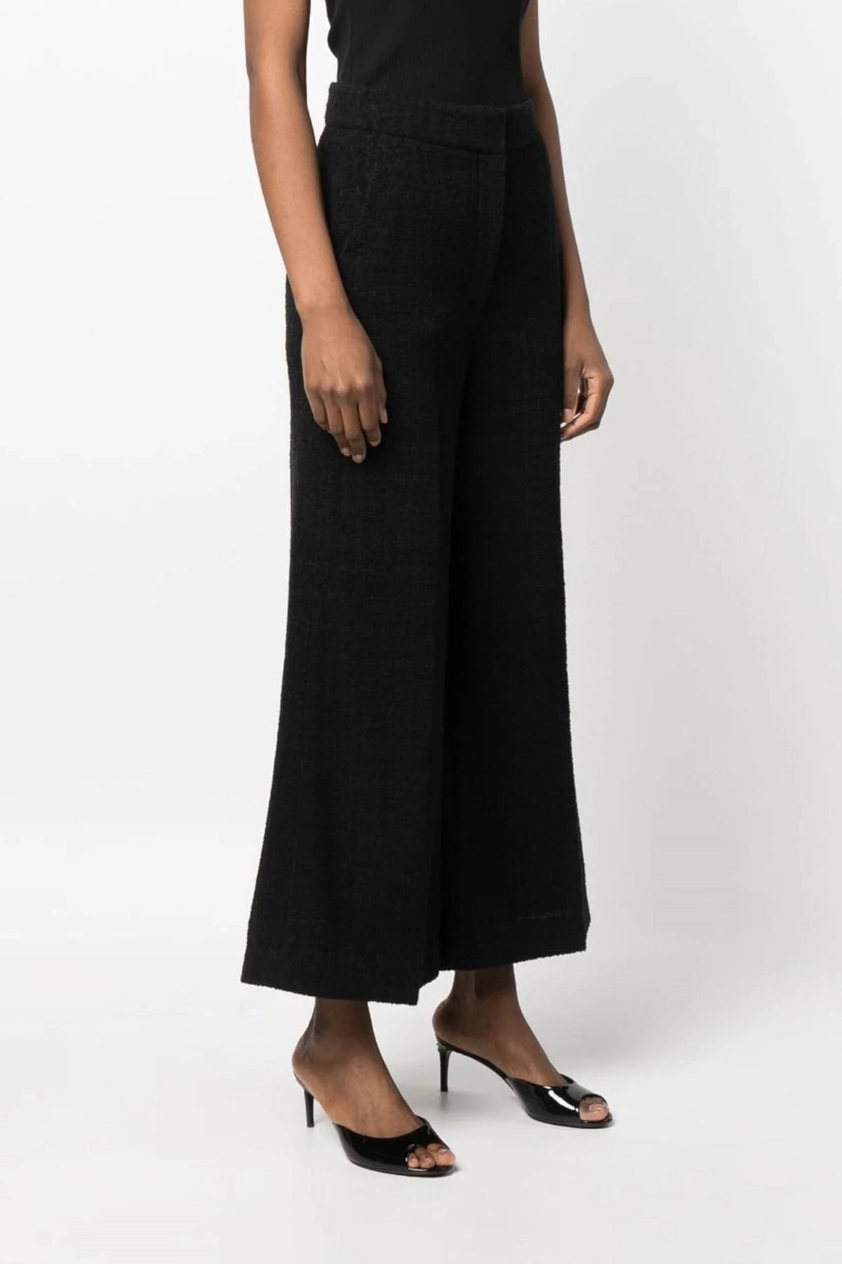Moschino Moschino Cropped Bouclè Pants