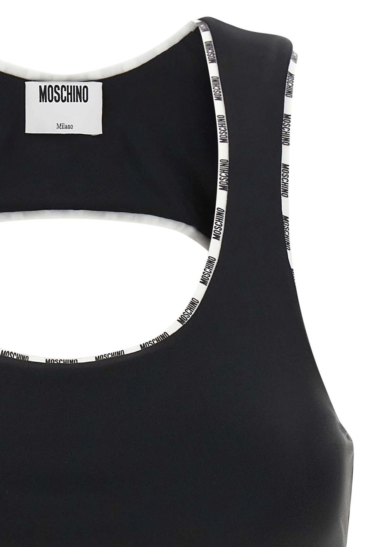 Moschino sportieve top met uitsnijding