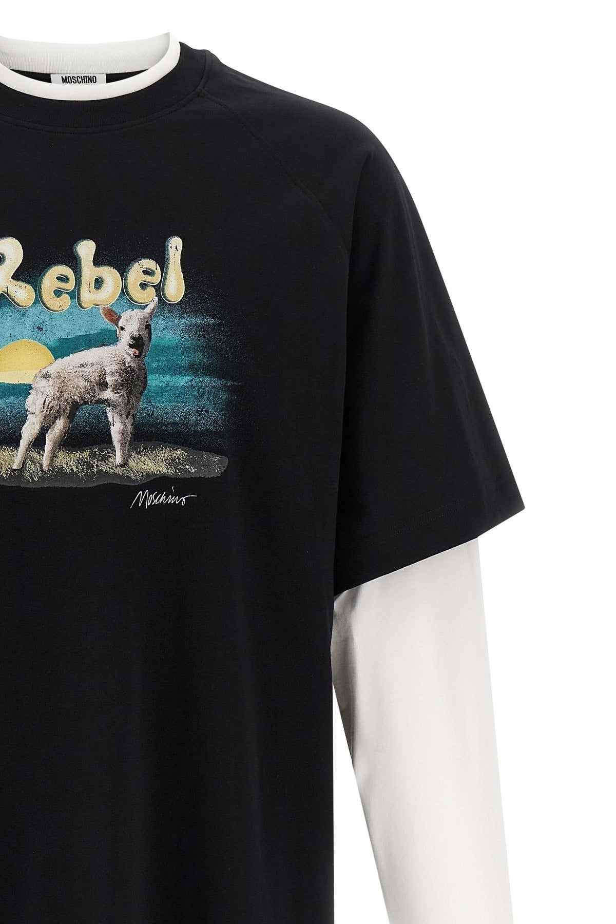 Moschino Double Layer Rebel T-Shirt