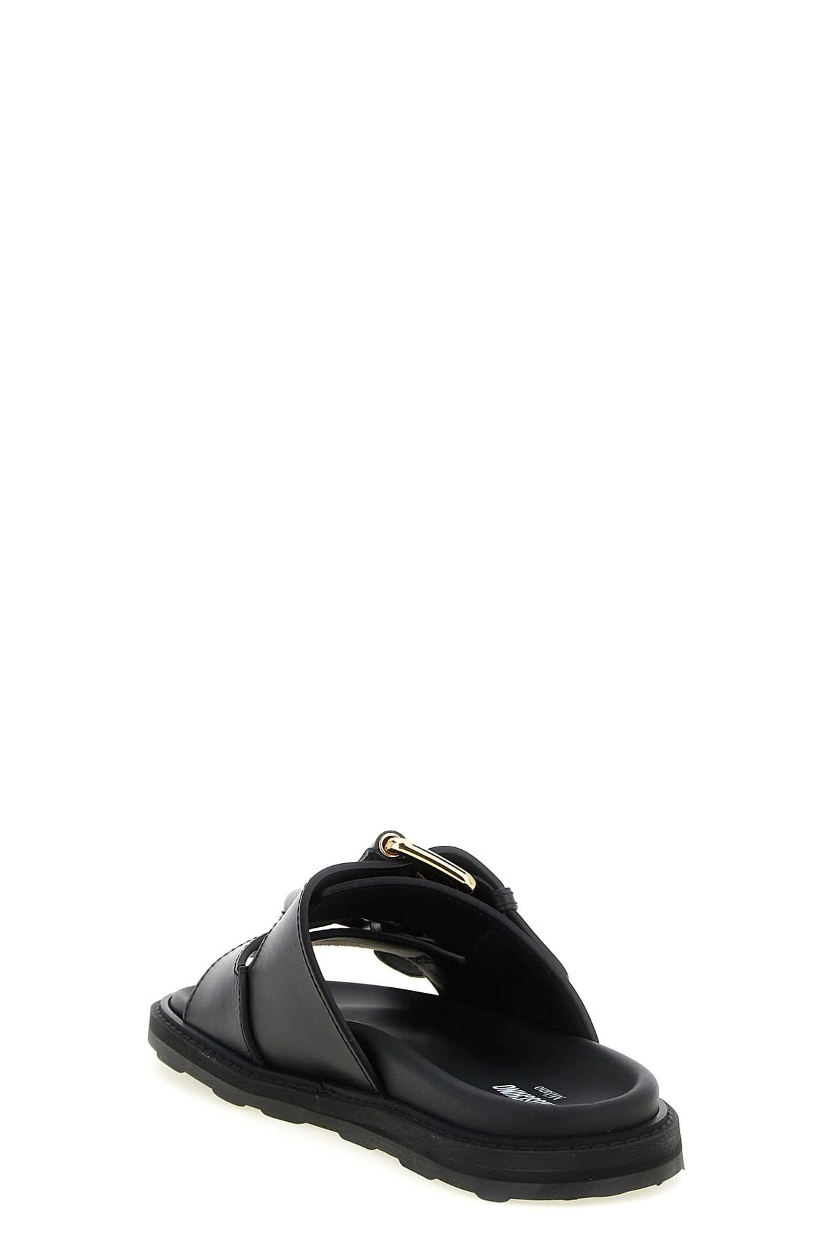Moschino Moschino Double Strap Flatform Sandals
