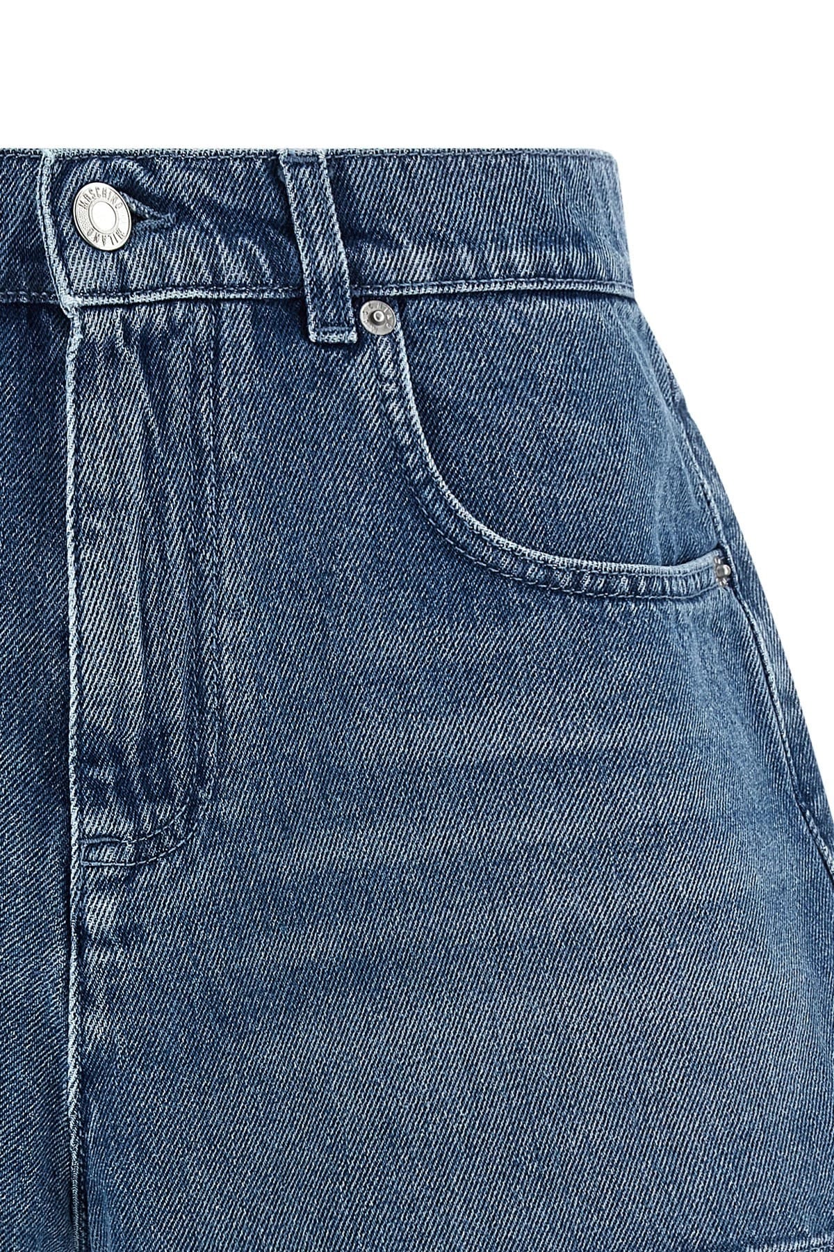 Moschino Moschino Heart Denim Shorts