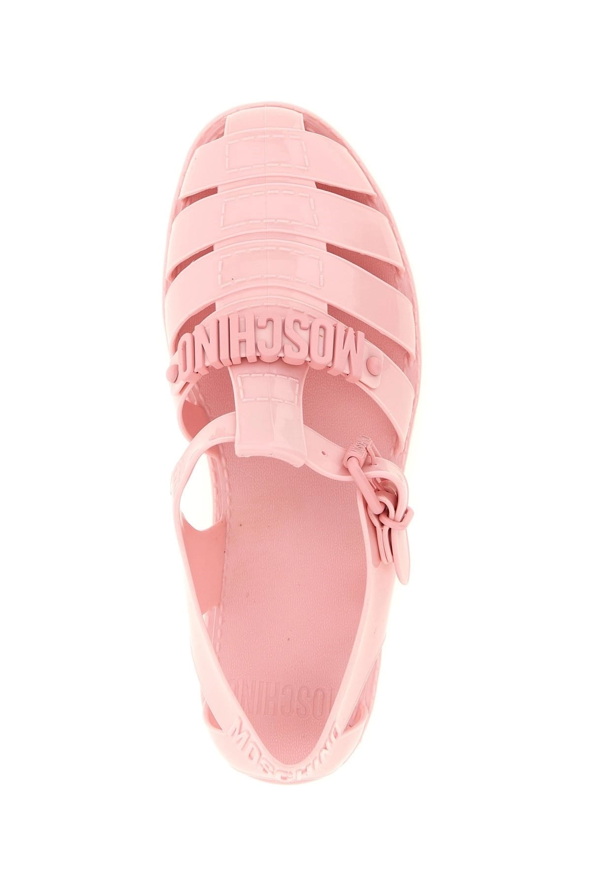 صنادل جيلي PVC من Moschino