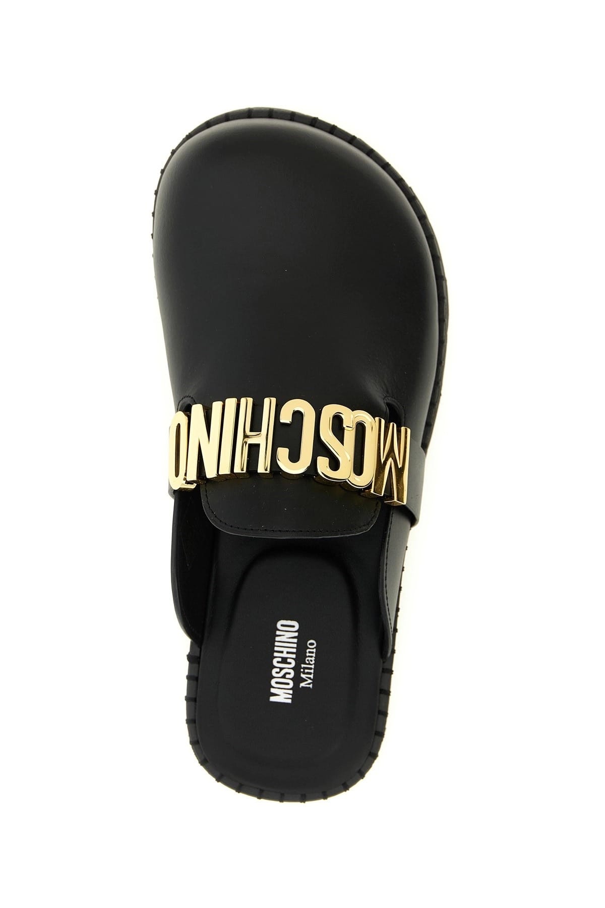 Moschino Moschino Leather Sabots
