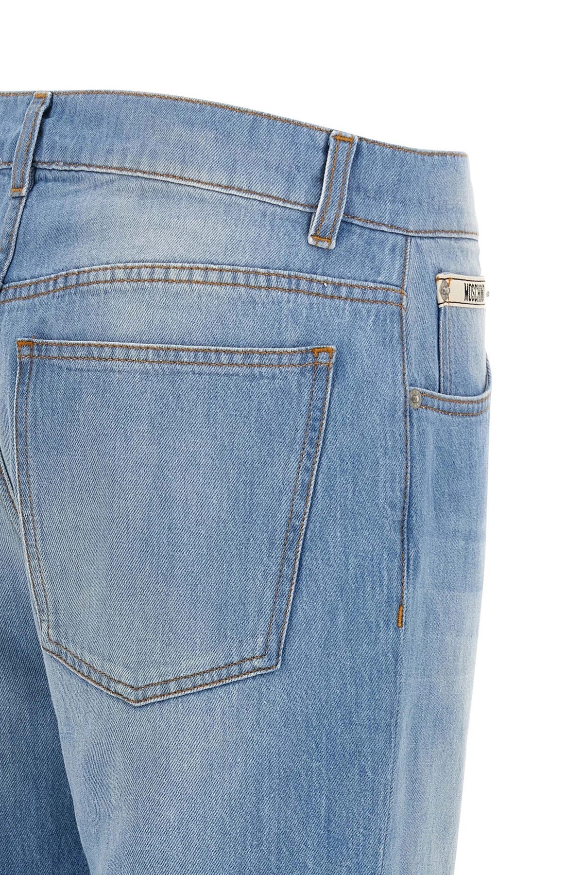 Moschino Light Blue Straight Leg Jeans | Sendegaro BE