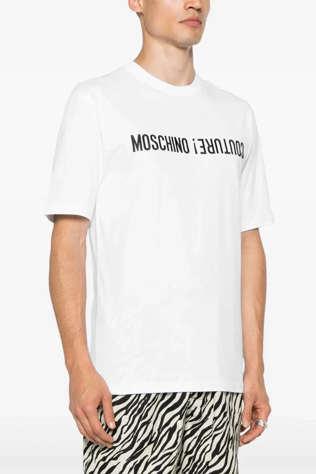 Moschino Moschino Logo Embroidery T-Shirt
